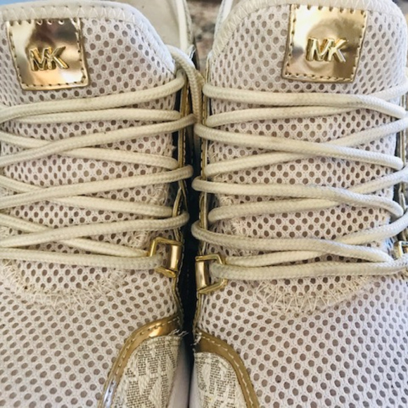 Michael Kors Gold and Brown Sneakers - - Picture 7 of 7